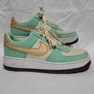 Nike Air Force 1 LX Happy Pineapple, Size US5.5, Used, Good Conditions.